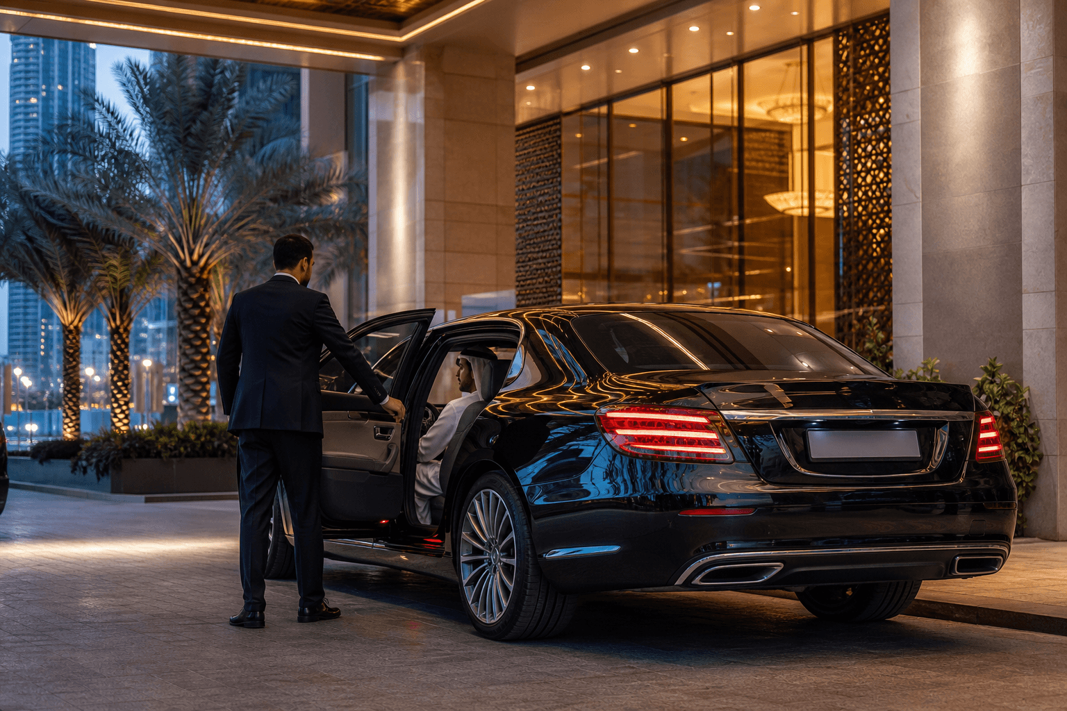 Private taxi Dubai sedan compared with public transport options