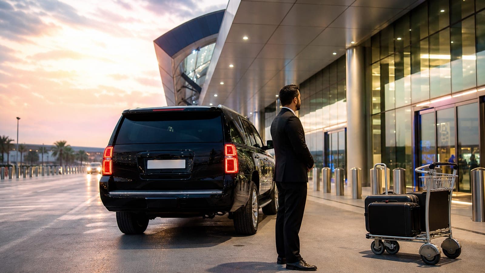 Airport transfer vehicle for Dubai and Abu Dhabi pick and drop
